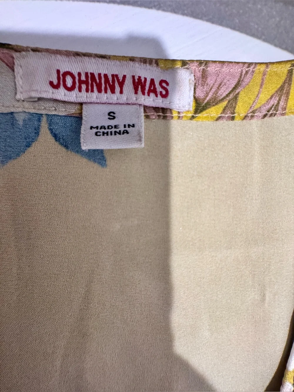 Johnny Was Bohemian Patchwork Maxi Dress in Yellow - Floral Mix - Picture 8 of 9